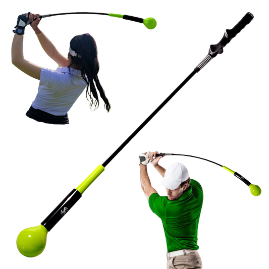 Weighted Whip Golf Swing Trainer and Grip Trainer: The Go-To Golf Trainer for Enhancing Skill, Strength & Correcting Swing Path